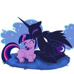  equine female feral friendship_is_magic hasbro horn horse laugh madmax mammal my_little_pony nightmare_moon_(mlp) pony princess_luna_(mlp) smile smiles twilight_sparkle_(mlp) unicorn winged_unicorn wings 