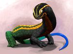  blue-tailed_skink feral lizard reptile scalie simple_background solo vu06 yellow_eyes 