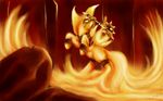  equine fire hammer horse male mammal mugi-hamster orange_theme ponification pony ragnaros_the_firelord tail video_games wallpaper warcraft warm_colors widescreen world_of_warcraft 