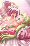  blush eyes_closed kasugano_urara kasugano_urara_(yes!_precure_5) kiss precure pretty_cure yes!_precure_5 yes!_pretty_cure_5 yumehara_nozomi yuri 