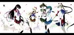  aino_minako back_bow bad_id bad_pixiv_id bishoujo_senshi_sailor_moon black_hair blue_choker blue_eyes blue_hair blue_sailor_collar blue_skirt boots bow brown_hair bug butterfly choker double_bun elbow_gloves expressionless gloves green_choker green_sailor_collar green_skirt hair_bobbles hair_bow hair_ornament hairpin half_updo highres hino_rei inner_senshi insect kino_makoto knee_boots letterboxed long_hair magical_girl mizuno_ami multiple_girls nako_(nonrain) orange_choker orange_skirt petals pink_bow pleated_skirt ponytail red_bow red_choker red_eyes red_sailor_collar red_skirt ribbon sailor_collar sailor_jupiter sailor_mars sailor_mercury sailor_moon sailor_senshi sailor_senshi_uniform sailor_venus short_hair skirt sword tiara tsukino_usagi twintails weapon white_background white_gloves 