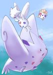  flying pokemon sky togekiss togepi togetic 