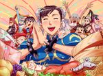  bad_id bad_pixiv_id beret birthday blonde_hair blue_eyes blue_sailor_collar brown_eyes brown_hair cammy_white chun-li crimson_viper dougi elena_(street_fighter) final_fight food gift hat ibuki_(street_fighter) jibon kasugano_sakura makoto_(street_fighter) multiple_girls pink_hair poison_(final_fight) pompadour rainbow_mika sailor_collar school_uniform serafuku short_hair street_fighter street_fighter_iii_(series) street_fighter_iv_(series) street_fighter_zero_(series) 