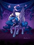 alicorn crown cutie_mark equine female feral friendship_is_magic hair hasbro horn horse long_hair looking_at_viewer mammal my_little_pony new_lunar_republic pegacorn pony princess_luna_(mlp) shinepaw shinepawpony smile solo tail winged_unicorn wings 