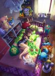  audino baseball_cap bed bedroom clock cubchoo cutoff_jeans cutoffs deerling denim denim_shorts dewott duosion electric_fan game_console gamecube gen_5_pokemon hat hat_removed headwear_removed joltik litwick lying minccino oshawott poke_ball poke_ball_theme pokemon pokemon_(creature) pokemon_(game) pokemon_bw purrloin reshiram reuniclus scraggy shorts simipour sleeping snivy solosis stuffed_toy tepig themed_object toitoi508 touko_(pokemon) vanillite victini whimsicott zekrom 