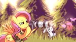  arthropod butterfly camera cutie_mark dslr equine female feral fluttershy_(mlp) forest friendship_is_magic fur grass green_eyes hair hasbro hi_res horse insect karzahnii lagomorph long_hair male mammal my_little_pony pegasus photo pink_hair pony rabbit tree vest wings wood yellow_fur 