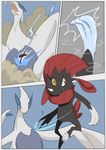  battle claws comic feral keiru legendary_pok&#233;mon lugia nintendo pok&#233;mon pok&eacute;mon size_difference video_games weavile 