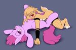  0r0ch1 anthro anthro_on_feral berry_punch_(mlp) bestiality blush cobra duo equine fangs female feral friendship_is_magic horse hybrid interspecies lagomorph licking looking_at_viewer lying male mammal my_little_pony nipples nude on_back pinkie_pie_(mlp) pony purple_eyes rabbit red_eyes reptile scalie snake straight tongue 