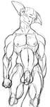  android anthro cyborg dragon flaccid male muscles nude penis pose reptile scalie sketch solo talynn 