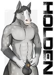  balls clydesdale equine horse horsecock horses male mammal muscles penis penis_tip plain_background quixoticmutt sheath solo uncut white_background 