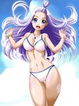  :d artist_name bikini blue_eyes blush bracelet breasts cleavage cloud collarbone covered_nipples cowboy_shot day fairy_tail floating_hair hair_tie hands_up happy head_tilt highres hips jewelry leaning leg_tattoo legs_together long_hair looking_at_viewer medium_breasts mirajane_strauss navel necklace onoe open_mouth outdoors pendant sapphire_(stone) shiny shiny_hair shiny_skin sideboob sidelocks silver_hair sky smile solo standing swimsuit tattoo thigh_gap thighs topknot watermark white_bikini 