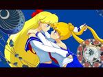  2girls aino_minako bishoujo_senshi_sailor_moon blonde_hair blue_eyes kiss long_hair minako multiple_girls school_uniform sexy tsukino_usagi usagi yuri 