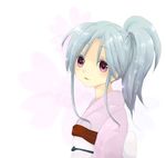  blue_hair botan_(yu_yu_hakusho) botan_(yuu_yuu_hakusho) female japanese_clothes kimono long_hair ohagi01 ohagi0102 ponytail purple_eyes solo yu_yu_hakusho yuu_yuu_hakusho 