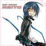  air_gear blue_hair eyepatch male male_focus solo wanijima_agito 