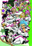  aaroniero_arruruerie aizen_sousuke arrancar bald black_hair bleach blonde_hair brown_hair cirucci_sanderwicci cirucci_thunderwitch coyote_starrk dark_skin dondochakka_bilstin dondochakka_birstanne espada glasses green_hair grimmjow_jaegerjaquez highres ichimaru_gin lilynette_gingerbuck loli long_hair neliel_tu_oderschvank nelliel_tu_odelschwanck nnoitra_gilga pesche_guatiche pink_hair rasse short_hair szayel_aporro_grantz szayelaporro_granz tesla tesra_lindocruz tia_harribel tier_harribel ulquiorra_cifer yylfordt_granz zommari_leroux zommari_rureaux 