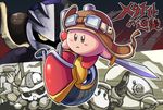  blue_eyes blush_stickers character_request copy_ability goggles hat heavy_lobster kirby kirby_(series) mask meta_knight no_humans sailor_hat skull sword waddle_dee weapon wheel wheelie_(kirby) yuusuke_(5yusuke3) 