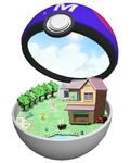  badminton ball berries bucket car fishing_rod gen_1_pokemon grill ground_vehicle house joy_(pokemon) master_ball minimized motor_vehicle open_poke_ball pikachu poke_ball pokemon pokemon_(creature) pond ruun_(abcdeffff) sand_castle sand_sculpture sandbox tree 