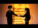  bonfire dance gif itou_makoto katsura_kotonoha school_days 