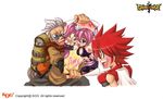  amy backpack brown_eyes grand_chase jin pink_hair red_hair seller tagme yellow_eyes 