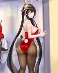  ass azurlane bigbreasts bunnygirl pantyhose redeyes taihou 