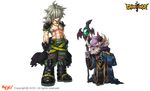  grand_chase mask size_difference tagme white_hair zero(grand_chase) 