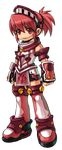  armor elesis grand_chase red_eyes red_hair tagme 