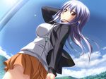  blue_hair kudo_hinano long_hair mirai_nostalgia tagme 