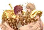  aries_shion kiss libra_dohko libra_douko male male_focus saint_seiya saint_seiya:_the_lost_canvas yaoi 