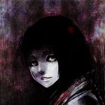  black_hair blue_eyes fatal_frame fatal_frame_3 kuze_minamo pins sasaki_ryou short_hair solo 