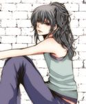  casual d.gray-man grey_hair kanda_yuu long_hair male_focus solo yukko_(yko) 