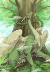  dragon fantasy nimai no_humans original tree western_dragon 