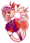  bad_id bad_pixiv_id flandre_scarlet full_body gloves glowing hakoniwa_tsuka parody rockman rockman_zero shining_finger solo touhou 