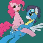  butt cowgirl_position cum cum_in_pussy cum_inside cum_on_butt cutie_mark equine female feral friendship_is_magic fur hair horse kloudmutt male mammal my_little_pony on_top open_mouth orgasm pegasus penetration penis pink_fur pinkie_pie_(mlp) pony sex soarin_(mlp) straddling straight tongue tongue_out vaginal vaginal_penetration wing_boner wings wonderbolts_(mlp) 