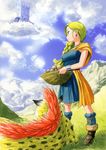  bianca blonde_hair braid cape dragon_quest dragon_quest_v hair_over_shoulder highres long_hair masayan_(minor-ms) single_braid solo 