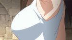  animated animated_gif armpits bare_shoulders breasts brown_eyes brown_hair bust exercise frown gertrud_barkhorn gif lowres pullup strike_witches sweat tank_top upper_body 