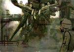  armored_core armored_core:_for_answer fanart from_software mecha soldier white_glint 