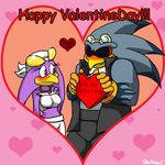  &hearts; albatross anthro avian bandanna beak bird blue_eyes blush chung_lang clothing duo eyewear female gloves goggles grey grey_body holidays midriff pants sega sonic_(series) sonic_riders storm_the_albatross sunglasses swallow_(bird) valentine's_day valentines_day vest wave_the_swallow 