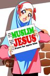  girl hijab islam jesus muslim red_eyes scarf 