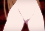  adult animated animated_gif barefoot blonde_hair blush breasts dance_in_the_vampire_bund gif hair_ribbon hukase long_hair looking_back mina_tepes nipples nude older red_eyes ribbon solo twintails 