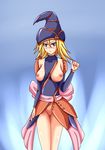  aveve blonde_hair breasts duel_monster gagaga_girl long_hair nipples no_panties pussy red_eyes yu-gi-oh! yugioh 