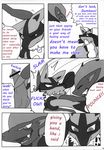  comic gay lucario male nintendo penis pok&#233;mon pok&eacute;mon precum video_games zoroark 