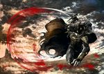  blood cape cloud d hat long_hair realistic sword vampire_hunter_d weapon 