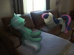  curtains cute cutie_mark daytime equine eyes_closed female feral friendship_is_magic horn horse lamp lyra_(mlp) lyra_heartstrings_(mlp) mammal mixed_media mixermike622 my_little_pony pillow ponies_in_real_life pony real sleeping sofa table unicorn window 