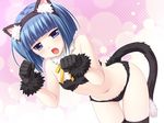  animal_ears blue_eyes blue_hair blush cat_ears catboy catgirl female kayaba_akaneko maid male rui_wa_tomo_wo_yobu shota trap 