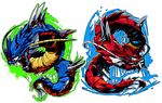  clenched_teeth dragon gen_1_pokemon gyarados highres monster no_humans open_mouth pokemon pokemon_(creature) shiny_pokemon sido_(slipknot) simple_background teeth white_background 