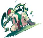  angry artist_request beret blond blonde_hair boots braid braids cammy_white capcom hat leotard pigtails short_twintails street_fighter tattoo twintails 