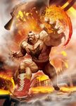  bears capcom chains chest_hair lowres manly mohawk molten_steel muscle official_art street_fighter street_fighter_x_tekken zangief 