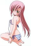  bikini blush hayate_no_gotoku katsura_hinagiku long_hair pink_hair swimsuit yellow_eyes 