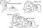  alicorn armor bed caluriri comforting comic crown cuddling cute cutie_mark equine eyes_closed female feral friendship_is_magic horn horse lunaffection lying male mammal monochrome moon_cutie_mark my_little_pony pegasi_guard pegasi_guard_(mlp) pegasus plain_background pony princess_luna_(mlp) royal_guard royal_guard_(mlp) sad white_background winged_unicorn wings 