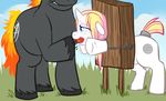  ashi brutus_the_nightmare chimangetsu equine female feral fruit horn horse lagneia male mammal my_little_pony nightmare nightmare_(species) pony stocks tears unicorn 